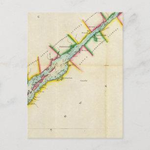 Carte Postale EaSt Fin du lac Ontario et du fleuve Saint-Laurent