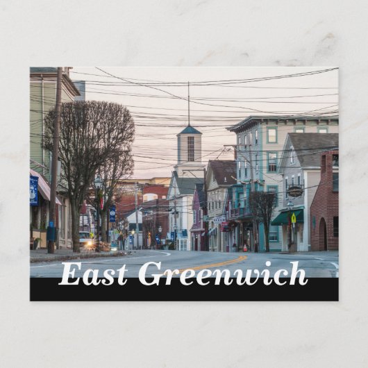 Carte Postale East Greenwich (Devant)