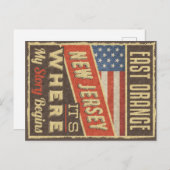 Carte Postale East Orange New Jersey (Devant / Derrière)