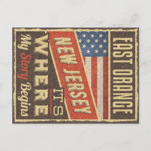 Carte Postale East Orange New Jersey (Devant)