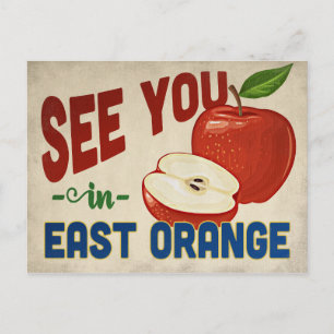 Carte Postale East Orange New Jersey Apple - Vintage Travel