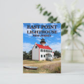Carte Postale East Point Lighthouse, New Jersey Postcard (Debout devant)