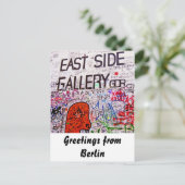 Carte Postale East Side Gallery, Berlin Wall, Graffiti (Debout devant)