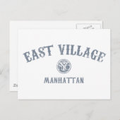 Carte Postale East Village (Devant / Derrière)