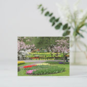 CARTE POSTALE EASTER HAIKU (Debout devant)