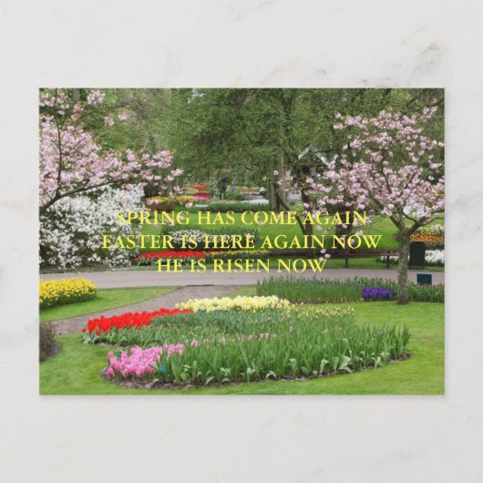 CARTE POSTALE EASTER HAIKU (Devant)
