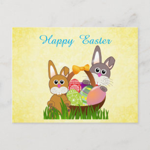 Carte Postale Easter Holiday Postcard for Kids