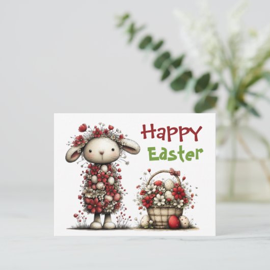 Carte Postale Easter Lamb (Debout devant)
