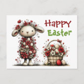 Carte Postale Easter Lamb (Devant)