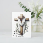 Carte Postale Easter Morning Cross with Crown of Thorns  (Debout devant)