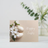 Carte Postale Easter Postcard with Easter Eggs (Debout devant)
