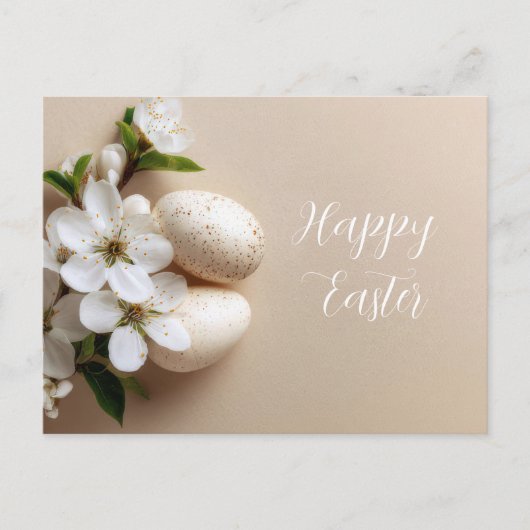 Carte Postale Easter Postcard with Easter Eggs (Devant)