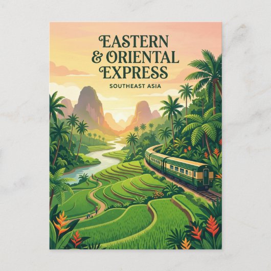 Carte Postale Eastern & Oriental Express (Asie du Sud-Est) (Devant)