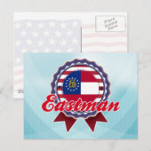 Carte Postale Eastman, GA (Devant / Derrière)