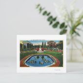 Carte Postale Eastman House Gardens Lily Pond (Debout devant)