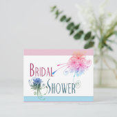 Carte postale Easy Bridal Shower Invitation (Debout devant)