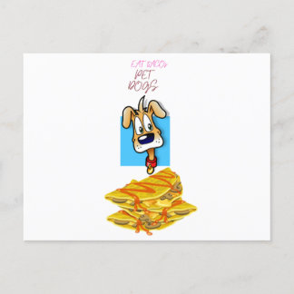 Carte Postale eat tacos pet dogs