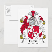 Carte Postale Eaton Family Crest (Devant / Derrière)