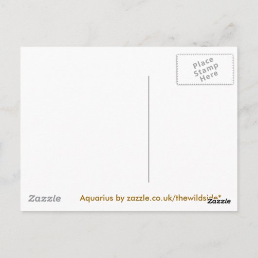 CARTE POSTALE EAU (Dos)