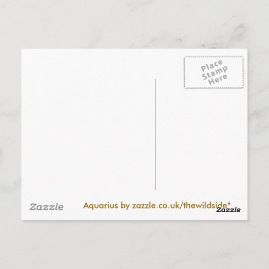 CARTE POSTALE EAU (Dos)