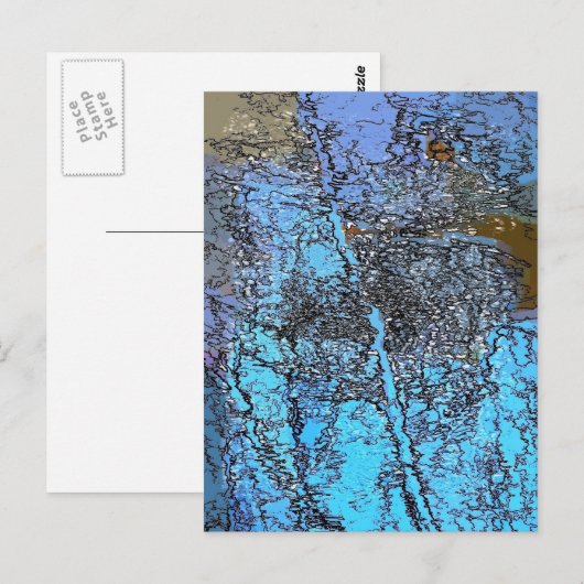 CARTE POSTALE EAU (Devant / Derrière)