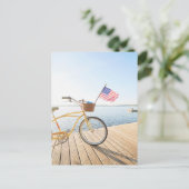 Carte Postale Eau | Bicyclette au bord du lac (Debout devant)