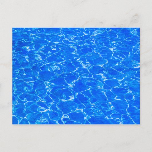 Carte Postale Eau Bleue Fraîche (Devant)