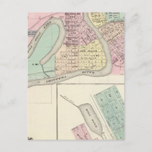 Carte Postale Eau Claire et Medford