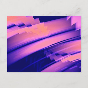 CARTE POSTALE EAU DE CHUTE ABSTRAITE