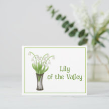Eau de Muguet Aquarelle Anniversaire de Mai