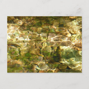 Carte Postale Eau de sources chaudes Green-Gold Nature