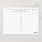 Carte Postale Eau dérivée et Skiddaw (Dos)