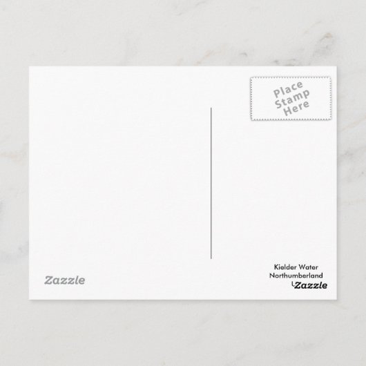 Carte Postale Eau du Kielder (Dos)