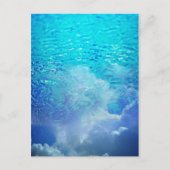 Carte Postale Eau et nuages (Devant)