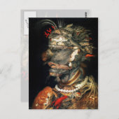 Carte Postale Eau - L'étrange profil d'Arcimboldo (Devant / Derrière)