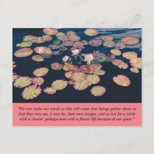 Carte postale Eau Lily