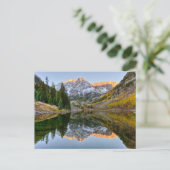 Carte Postale Eau | Maroon Bells Lake Aspen Trees (Debout devant)
