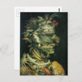 Carte Postale Eau par Giuseppe Arcimboldo (Devant / Derrière)