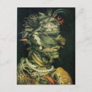 Carte Postale Eau par Giuseppe Arcimboldo