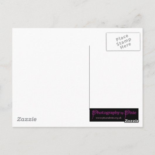 Carte Postale Eau pourpre (Dos)