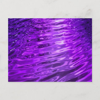 Carte Postale Eau pourpre
