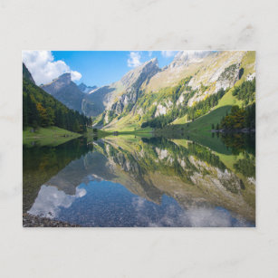 Carte Postale Eau   Seealpsee Lac Alpes suisses Suisse