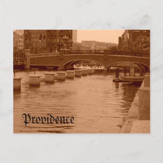 Carte Postale Eau sous le pont (Devant)