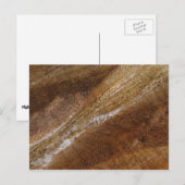 Carte Postale Eau sur Granite à Franconia Notch Flume (Devant / Derrière)