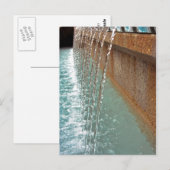 Carte Postale Eau tombante (Devant / Derrière)