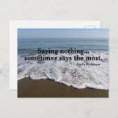 Carte Postale Eau/Vague/Ondulation (Devant / Derrière)