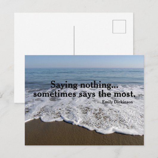 Carte Postale Eau/Vague/Ondulation (Devant / Derrière)