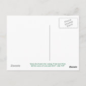 Carte postale EAU VIVANTE (Dos)