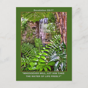 Carte postale EAU VIVANTE