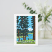 Carte Postale Eaux centrales de la rivière Metolius, Oregon (Debout devant)